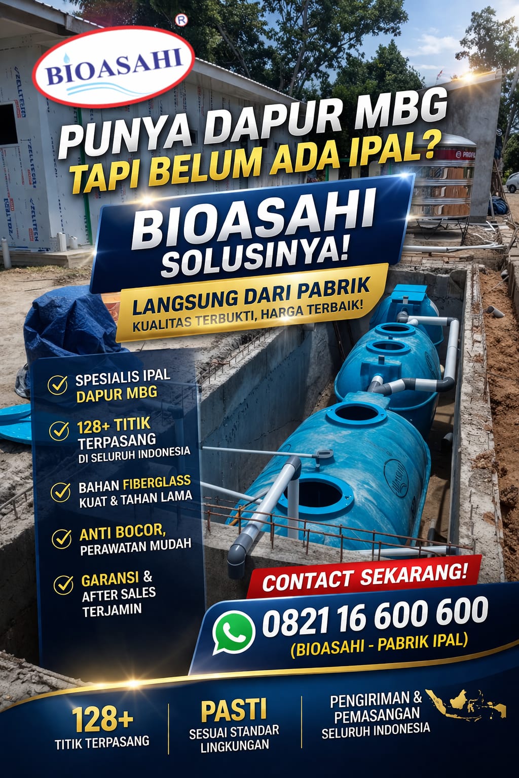 IPAL MBG Bioasahi PT ASAHI FIBREGLASS